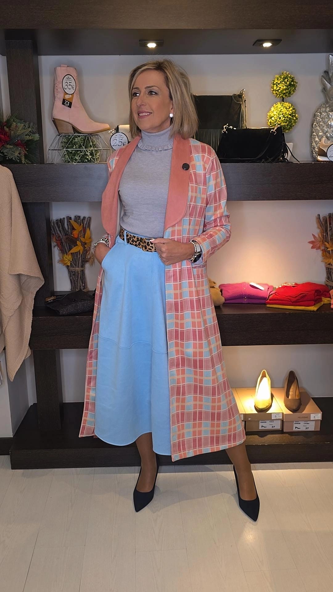 Abrigo Cuadros - Imagen 5