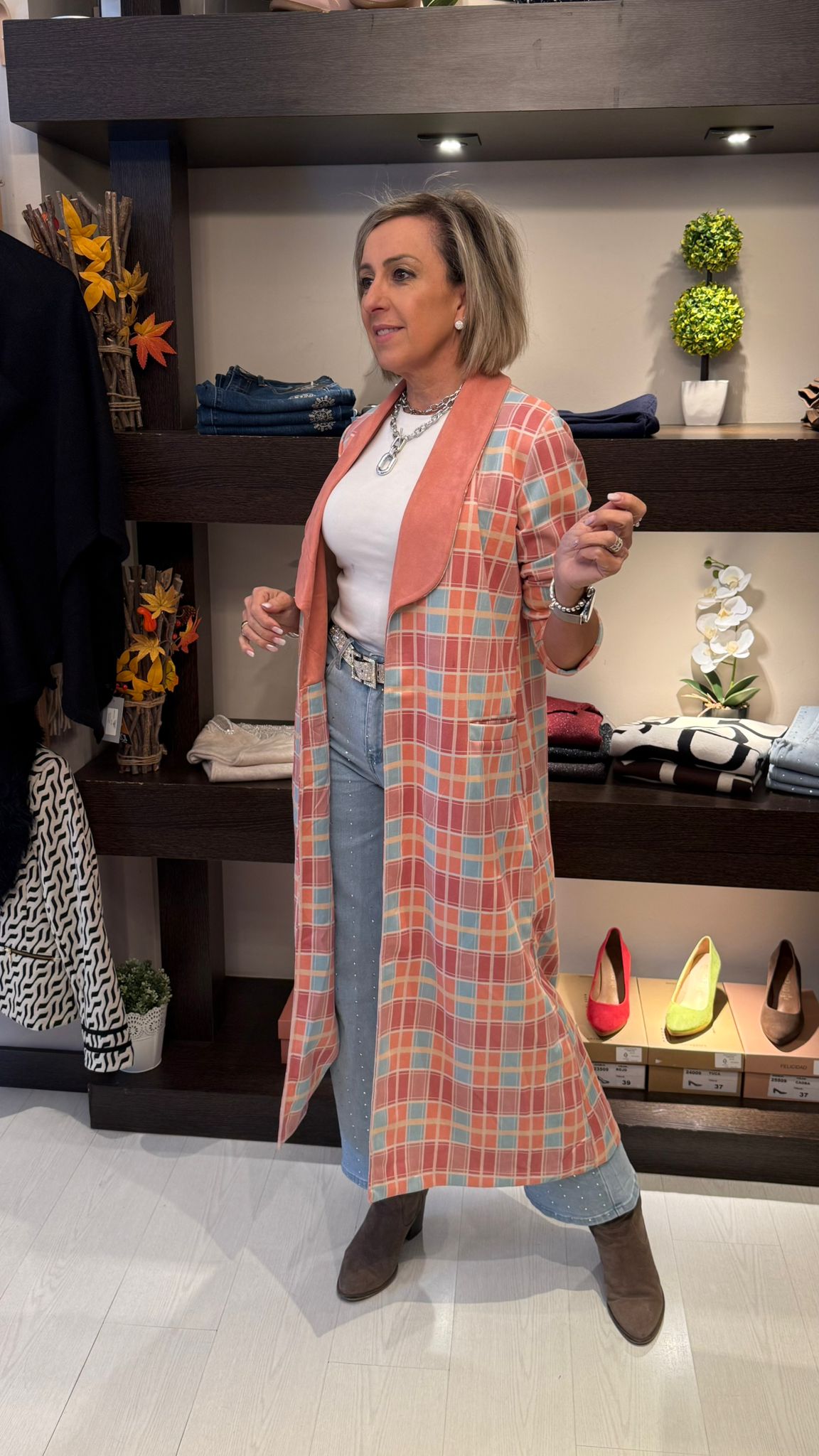 Abrigo Cuadros - Imagen 3