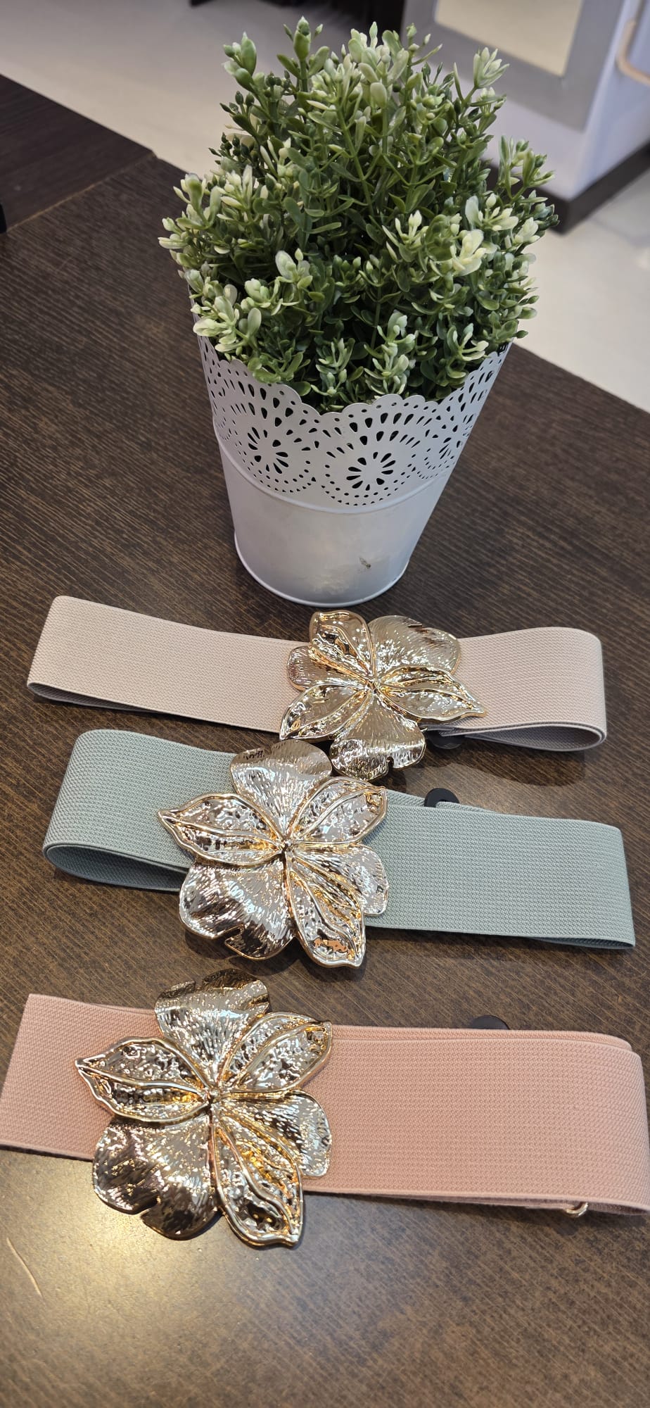 Cinturón Hoja Dorada