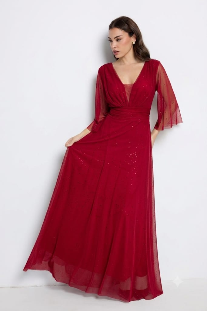 Vestido Lurex Manga - Imagen 4
