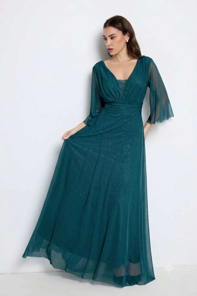 Vestido Lurex Manga - Imagen 5