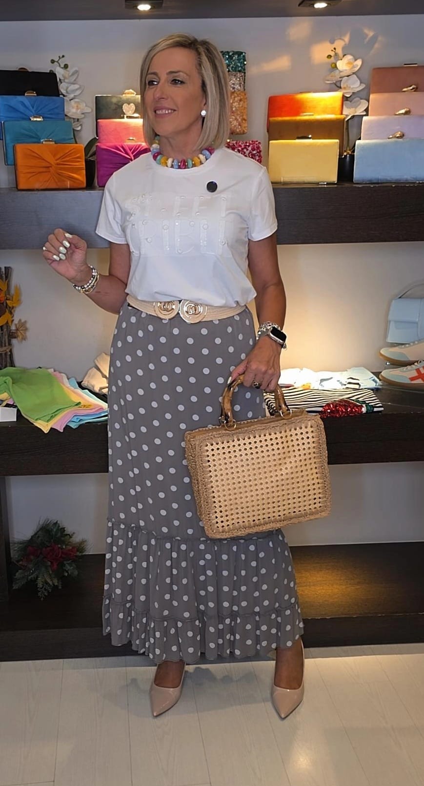Falda Lunares